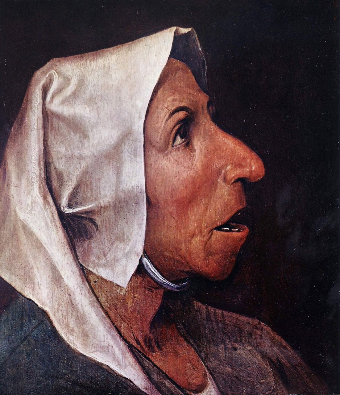 Pieter Bruegel Dit Lancien Portrait Paysanne âgée Tableau De Et