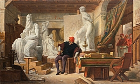 Alexandre Cabanel, Michelangelo dans son atelier - GRANDS PEINTRES / Cabanel