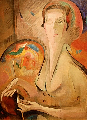 Alice Bailly, autoportrait - GRANDS PEINTRES / Bailly