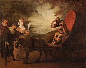 Jean Antoine Watteau, Arlequin empereur dans la lune - GRANDS PEINTRES / Watteau