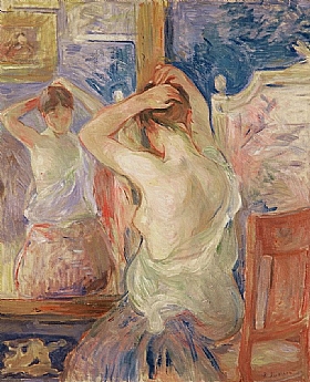 Berthe Morisot, Devant le miroir - GRANDS PEINTRES / Morisot
