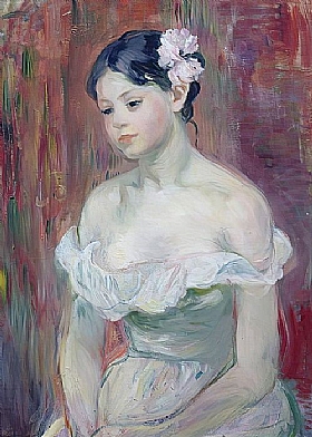Berthe Morisot, Jeune fille en dcollet - GRANDS PEINTRES / Morisot