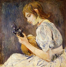 Berthe Morisot, La mandoline - GRANDS PEINTRES / Morisot