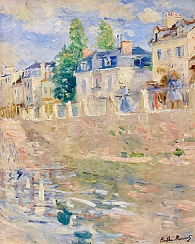 Berthe Morisot, Les quais a Bougival - GRANDS PEINTRES / Morisot