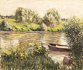 Gustave Caillebotte, Barques prs de la rive - GRANDS PEINTRES / Caillebotte