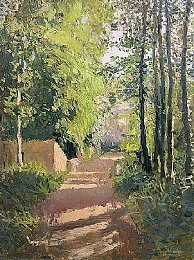 Gustave Caillebotte, Chemin dans un bois Normandie - GRANDS PEINTRES / Caillebotte