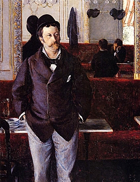 Gustave Caillebotte, Dans un caf - GRANDS PEINTRES / Caillebotte