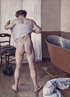 Gustave Caillebotte, Homme dans son bain - GRANDS PEINTRES / Caillebotte