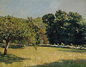 Gustave Caillebotte, Jardin  Trouville - GRANDS PEINTRES / Caillebotte