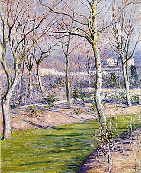 Gustave Caillebotte, jardin au petit Gennevilliers - GRANDS PEINTRES / Caillebotte