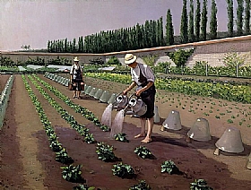 Gustave Caillebotte, Les jardiniers - GRANDS PEINTRES / Caillebotte
