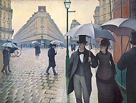 Gustave Caillebotte, Place de l'Europe temps de pluie - GRANDS PEINTRES / Caillebotte