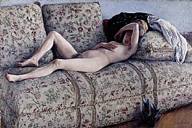 Gustave Caillebotte, Nu couch - GRANDS PEINTRES / Caillebotte
