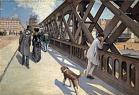 Gustave Caillebotte, Pont de lEurope  Genve - GRANDS PEINTRES / Caillebotte