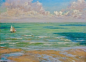 Gustave Caillebotte, Régate Villers sur Mer - GRANDS PEINTRES / Caillebotte