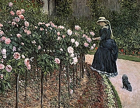 Gustave Caillebotte, Roses - GRANDS PEINTRES / Caillebotte