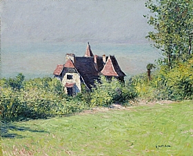 Gustave Caillebotte, Une villa à Trouville - GRANDS PEINTRES / Caillebotte