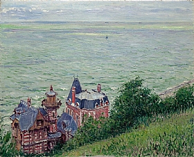 Gustave Caillebotte, Villas  Trouville - GRANDS PEINTRES / Caillebotte