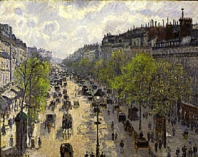 Camille Pissarro, Boulevard Montmartre - GRANDS PEINTRES / Pissarro