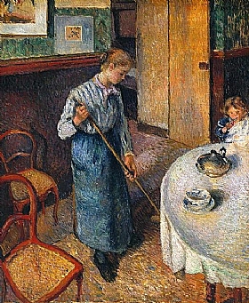 Camille Pissarro, La bonne - GRANDS PEINTRES / Pissarro