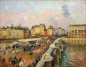 Camille Pissarro, Le Pont Neuf à Paris - GRANDS PEINTRES / Pissarro