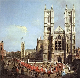 Canaletto, L’abbaye de Westminster - GRANDS PEINTRES / Canaletto
