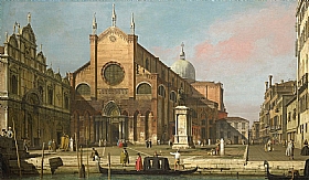 Canaletto, Basilique des Saints Jean et Paul - GRANDS PEINTRES / Canaletto