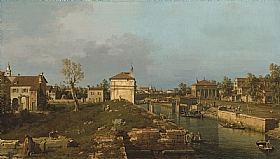 Canaletto, Canal de Brenta a Padoue - GRANDS PEINTRES / Canaletto