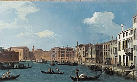 Canaletto, Canal Santa Chiara  Venise - GRANDS PEINTRES / Canaletto