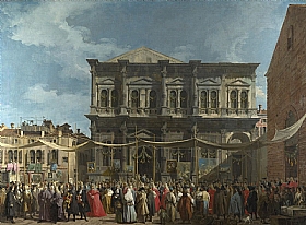 Canaletto, Fete de Saint Roch - GRANDS PEINTRES / Canaletto
