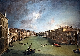 Canaletto, Le grand canal vers le Rialto - GRANDS PEINTRES / Canaletto