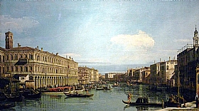 Canaletto, Le grand canal  Venise - GRANDS PEINTRES / Canaletto