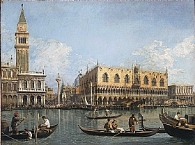 Canaletto, Le bassin de Saint-Marc  Venise - GRANDS PEINTRES / Canaletto
