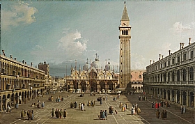Canaletto, Place Saint Marc  Venise - GRANDS PEINTRES / Canaletto