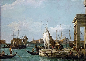 Canaletto, Pointe des douanes - GRANDS PEINTRES / Canaletto