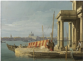 Canaletto, Quai des douanes  Venise - GRANDS PEINTRES / Canaletto