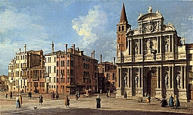 Canaletto, Sainte-Marie-du-Lys - Santa Maria Zobenigo - GRANDS PEINTRES / Canaletto