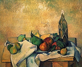 Paul Czanne, Bouteille de liqueur - GRANDS PEINTRES / Cezanne