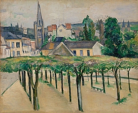 Paul Czanne, Eglise Saint Aspais  Melun - GRANDS PEINTRES / Cezanne