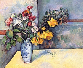 Paul Czanne, Fleurs dans un Vase - GRANDS PEINTRES / Cezanne