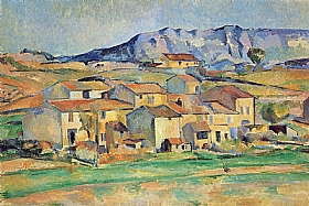 Paul Cézanne, Hameau à Payennet près Gardanne - GRANDS PEINTRES / Cezanne