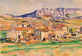 Paul Cézanne, Hameau à Payennet près Gardanne - GRANDS PEINTRES / Cezanne