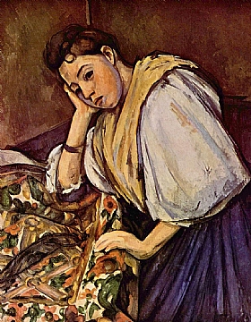Paul Czanne, Jeune italienne - GRANDS PEINTRES / Cezanne