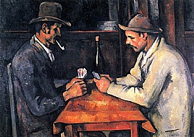Paul Czanne, Joueurs de cartes avec chapeaux - GRANDS PEINTRES / Cezanne