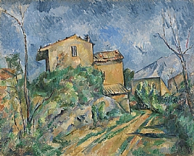 Paul Czanne, La Maison Maria prs Chateau noir - GRANDS PEINTRES / Cezanne