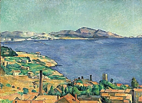 Paul Czanne, Marseille vue de l'Estaque - GRANDS PEINTRES / Cezanne