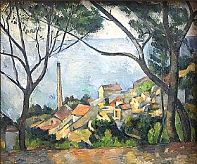 Paul Czanne, L'Estaque - GRANDS PEINTRES / Cezanne