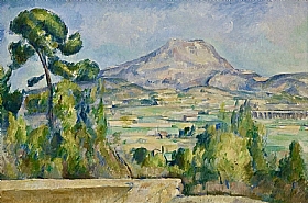 Paul Cézanne, Montagne Sainte Victoire (1890) - GRANDS PEINTRES / Cezanne
