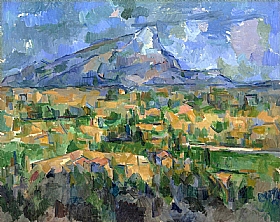 Paul Czanne, Montagne Sainte Victoire en Provence - GRANDS PEINTRES / Cezanne