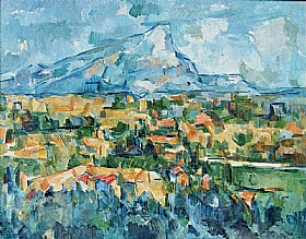 Paul Cézanne, Montagne Sainte Victoire en Provence - GRANDS PEINTRES / Cezanne